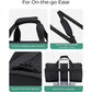 Travel Duffel Bag with Garment Compartment Detachable Strap and Multi Pocket Storage