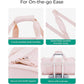 Travel Duffel Bag with Garment Compartment Detachable Strap and Multi Pocket Storage