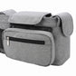 Stroller Organizer with Cup Holders and Zipper Pockets Adjustable Straps Large Storage Space
