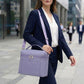 Oxford Fabric Crossbody Utility Bag with Double Zipper Closure and Adjustable Shoulder Strap