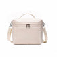 Oxford Fabric Crossbody Utility Bag with Double Zipper Closure and Adjustable Shoulder Strap