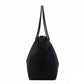 Nylon Drawstring Shoulder Tote Bag with Soft Slouchy Silhouette and Long Carry Straps