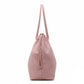 Nylon Drawstring Shoulder Tote Bag with Soft Slouchy Silhouette and Long Carry Straps