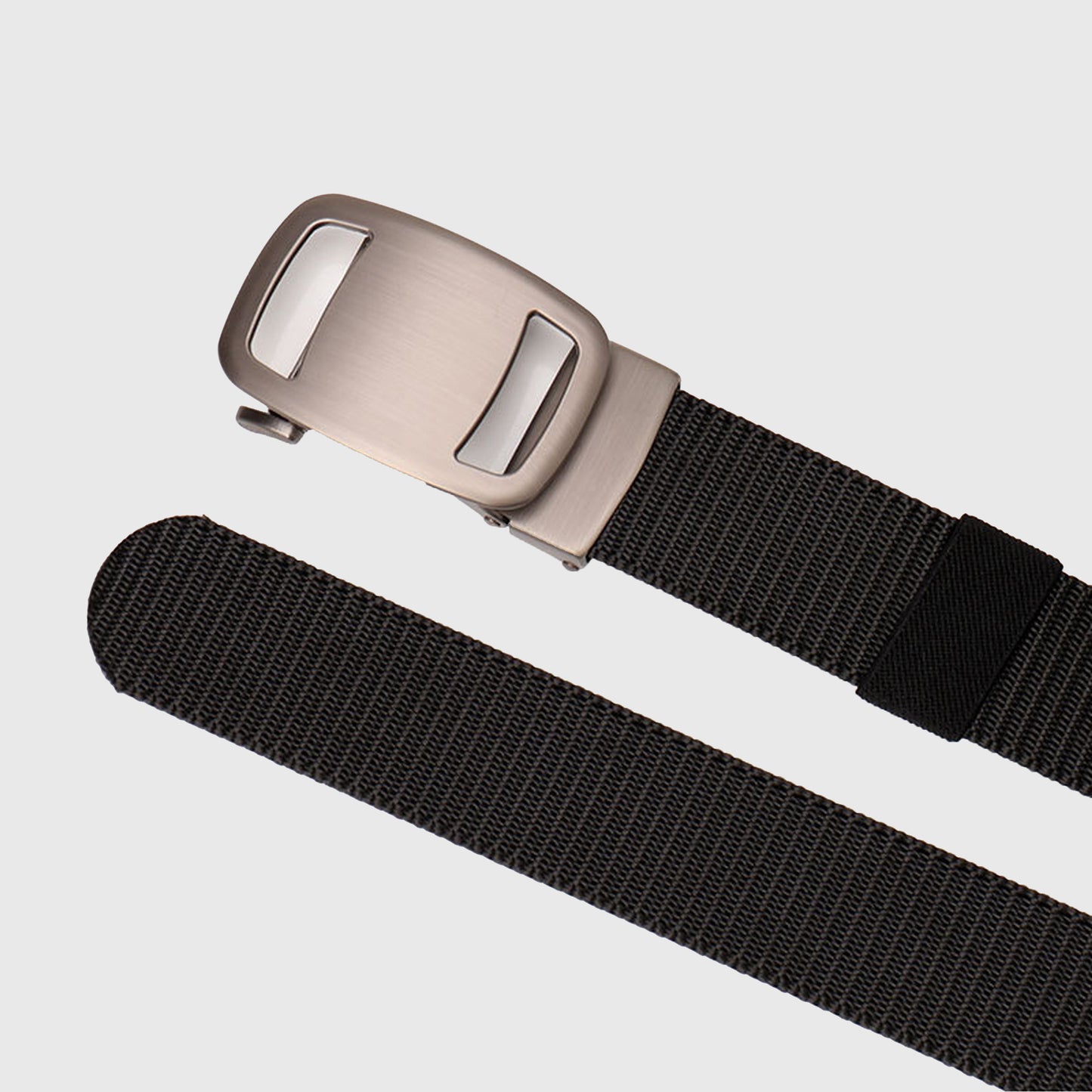 Nylon - Look Canvas Belt with Alloy Automatic Buckle