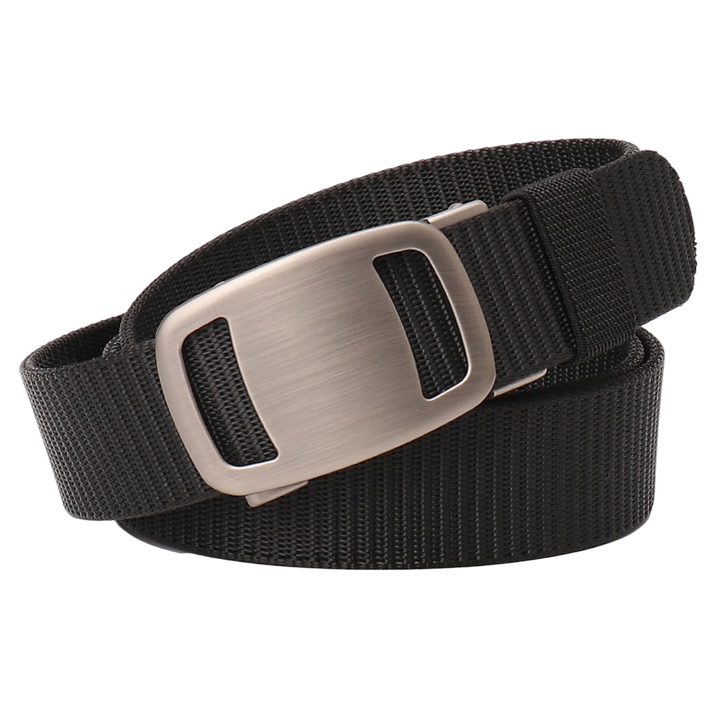 Nylon - Look Canvas Belt with Alloy Automatic Buckle