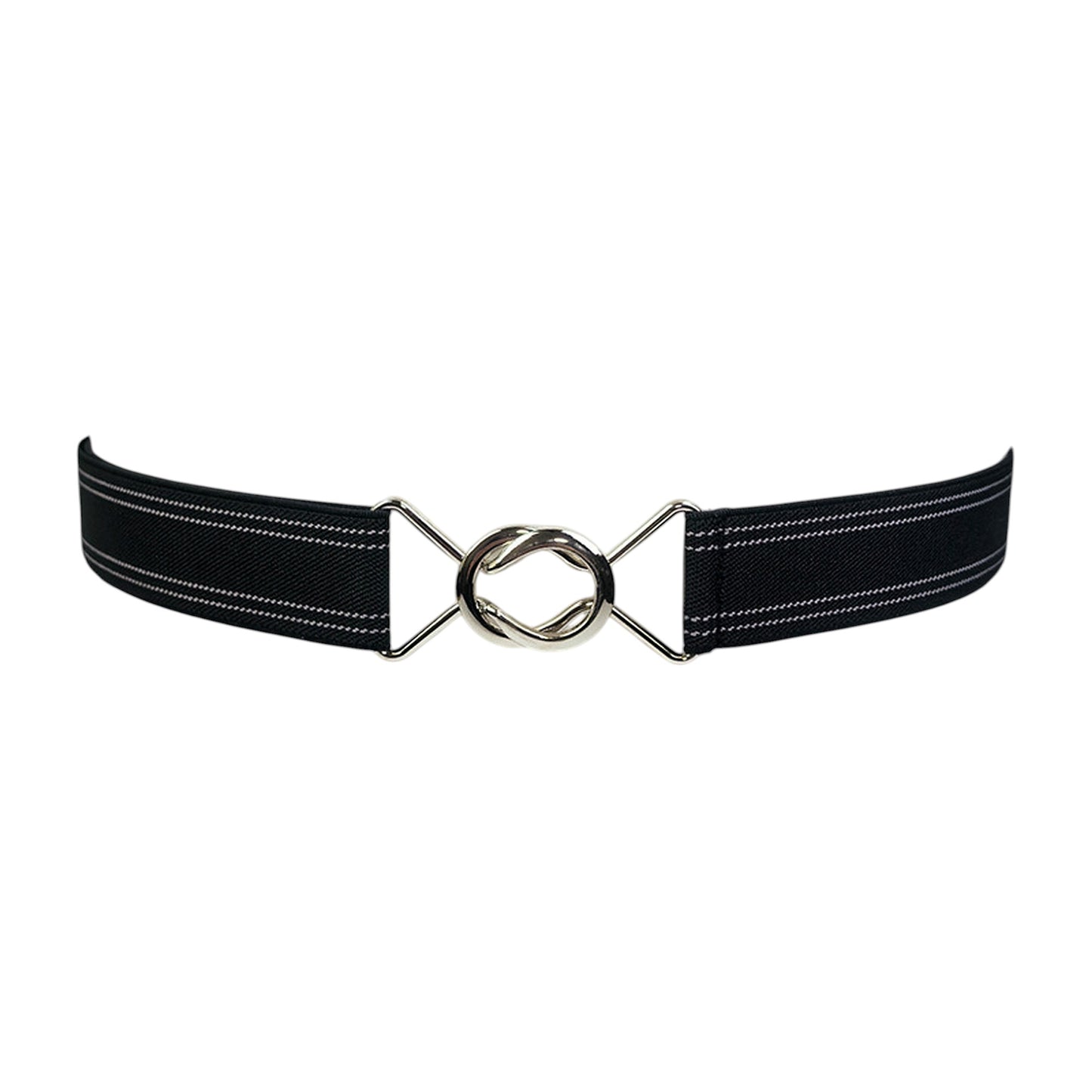 Adjustable Striped Waist Belt