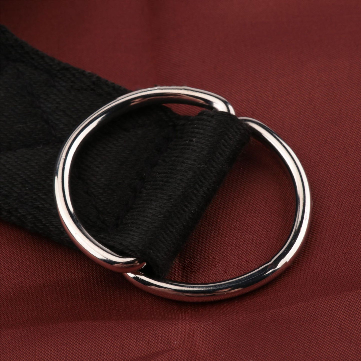 Elastic Waist Belt with Double O - Ring Buckle