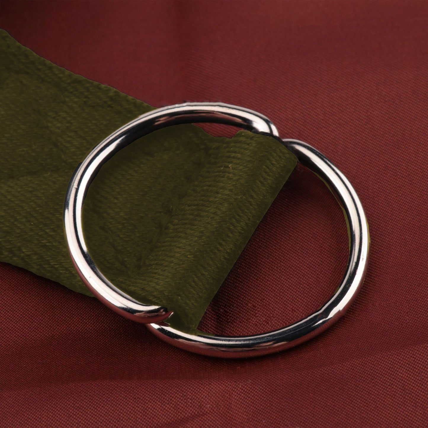 Elastic Waist Belt with Double O - Ring Buckle
