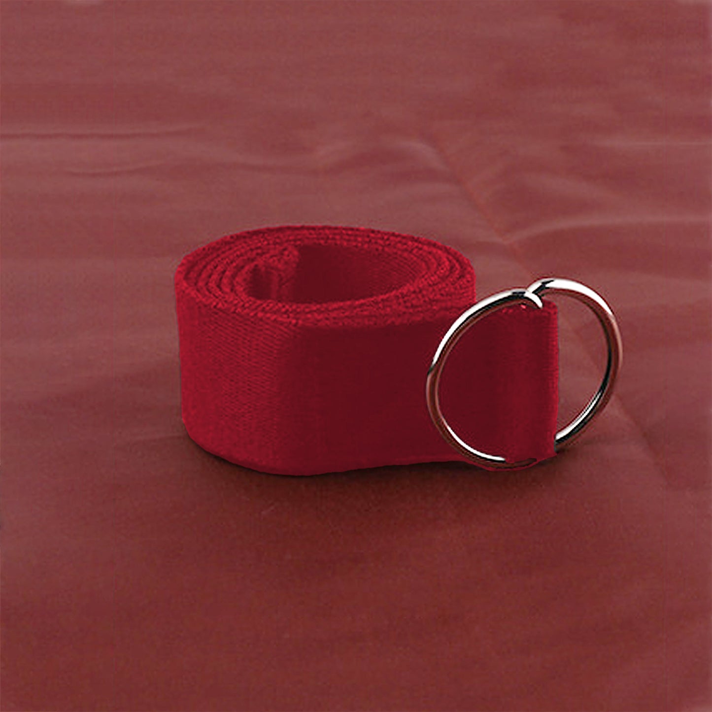 Elastic Waist Belt with Double O - Ring Buckle