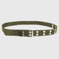 Nylon Web Belt with Silver Buckle