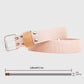Nylon Web Belt with Silver Buckle