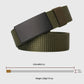 Nylon Belt with Black Metal Buckle