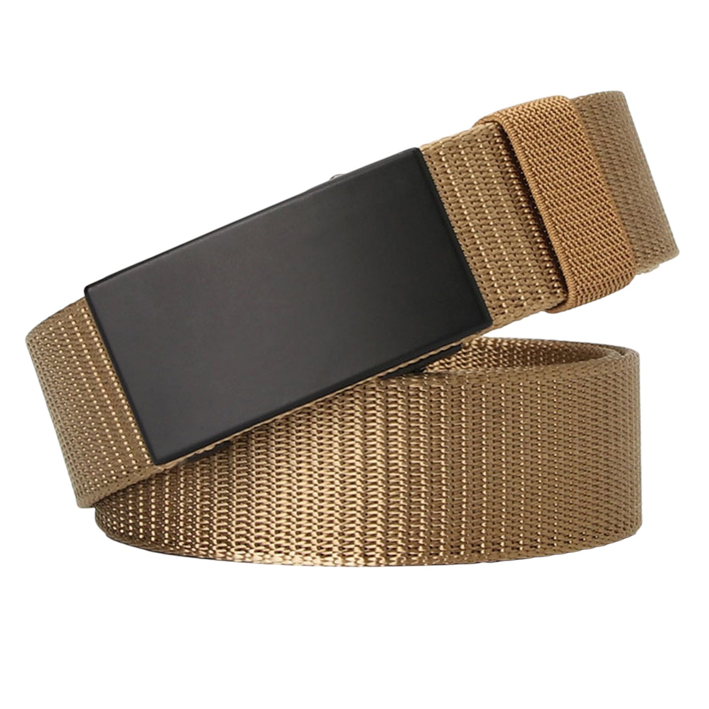 Nylon Belt with Black Metal Buckle