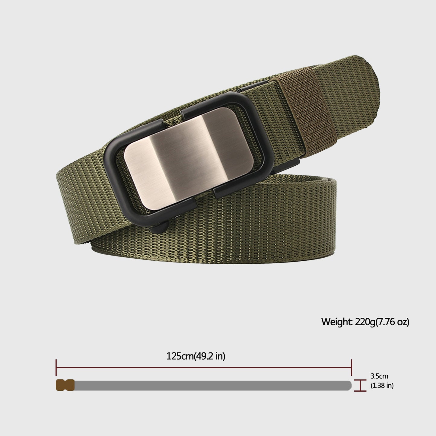 Nylon Belt with Metal Buckle