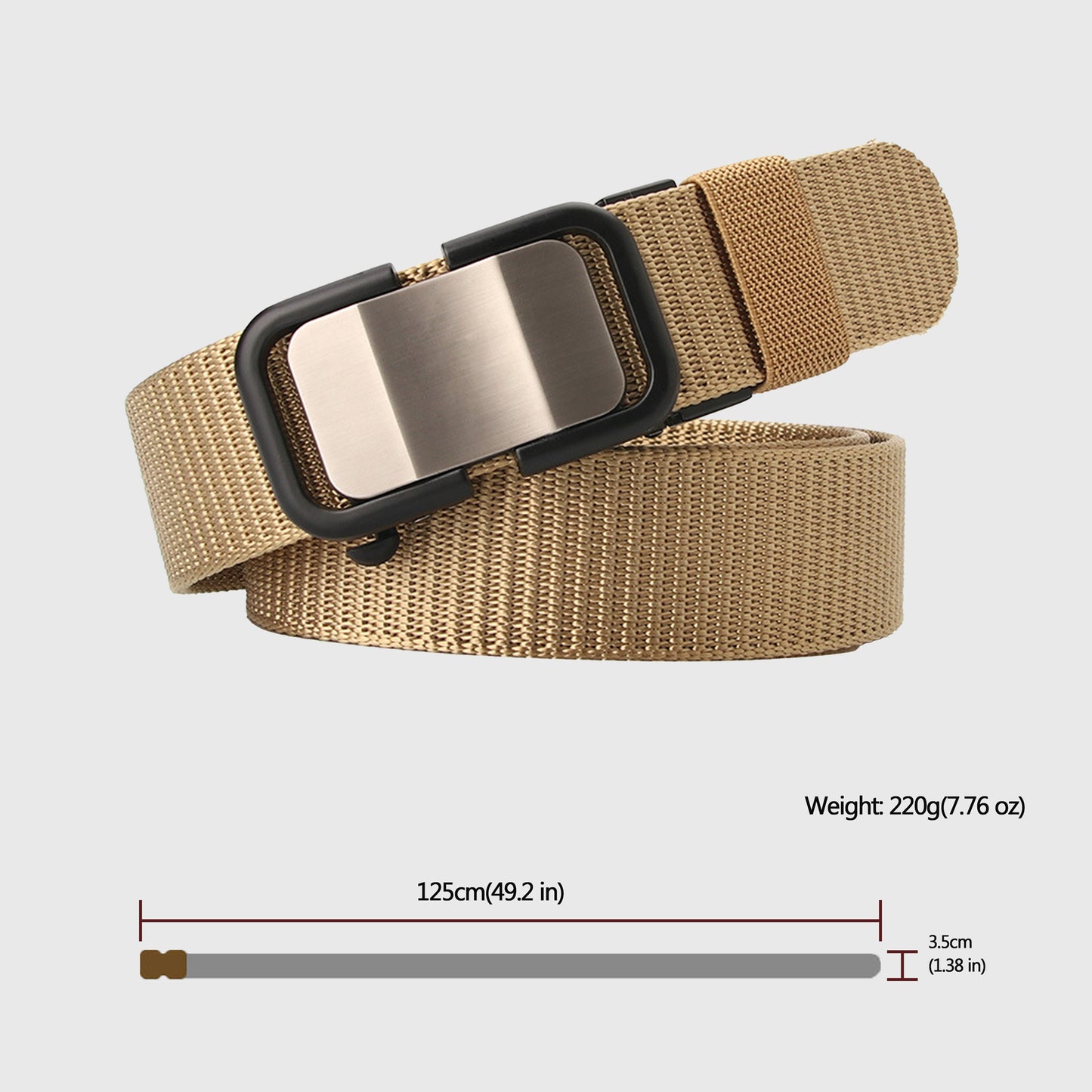 Nylon Belt with Metal Buckle