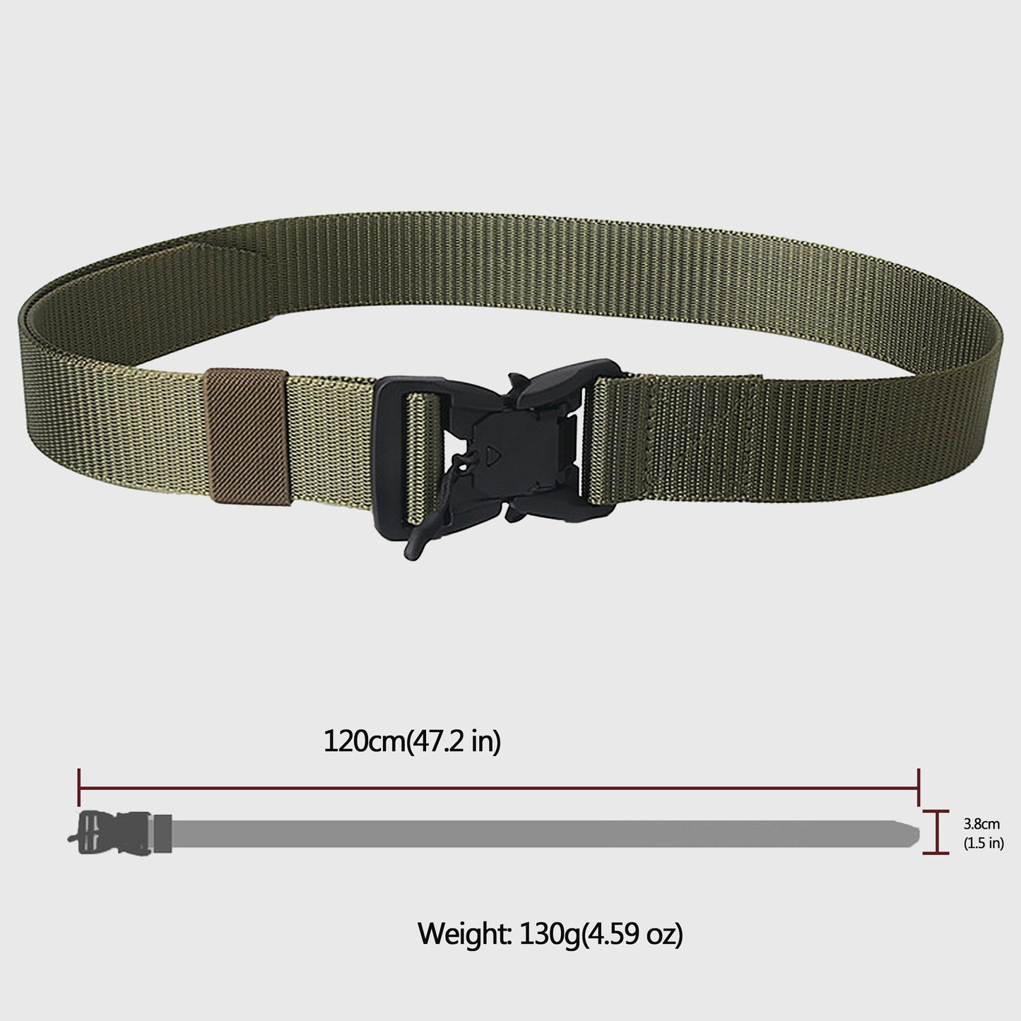 Nylon Belt with Quick - Release Buckle