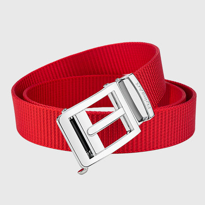 Nylon Belt with Zinc Alloy Automatic Buckle