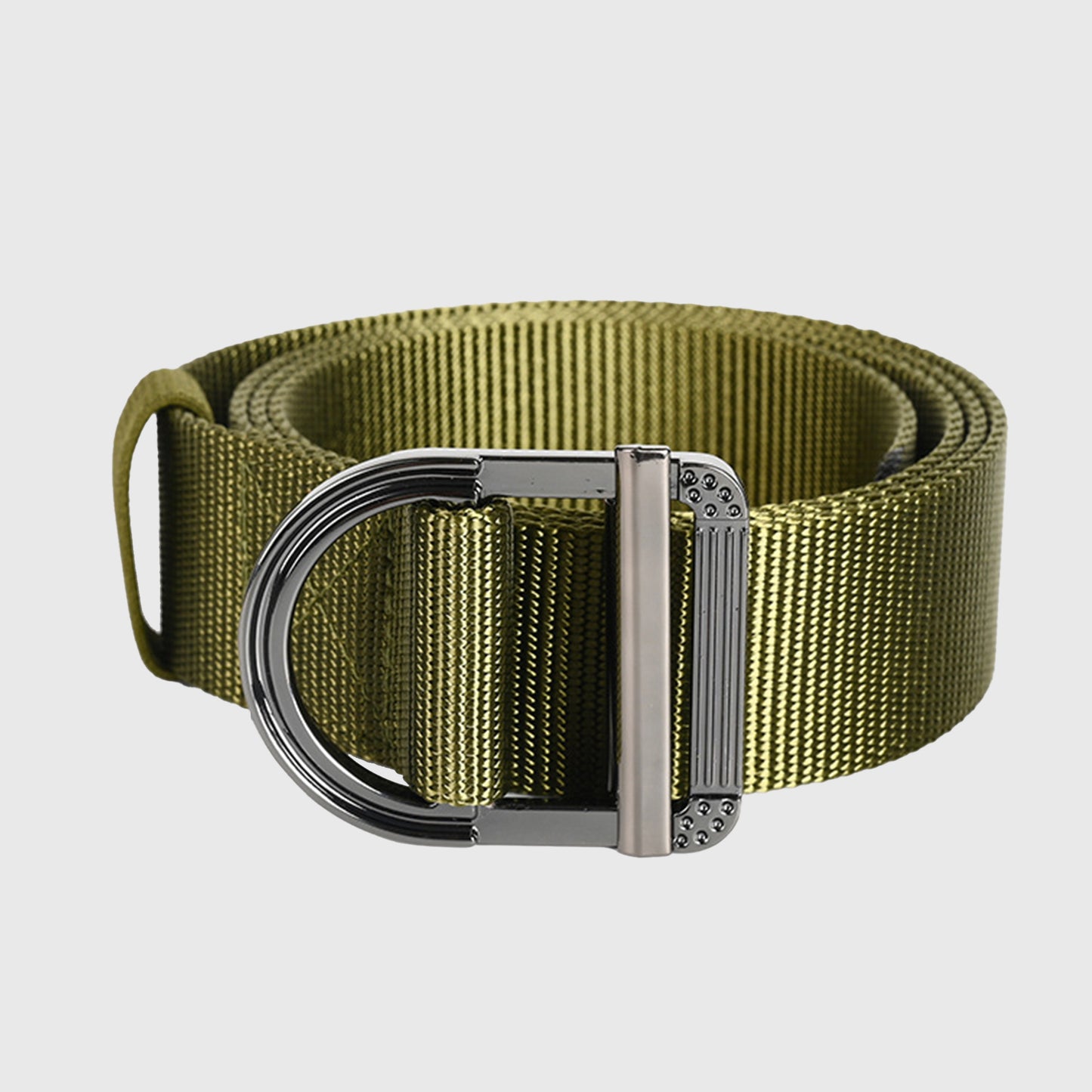 Nylon Waist Belt with Statement D - Ring Buckle