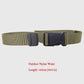 Outdoor Nylon Waist Belt with Quick-Release Buckle