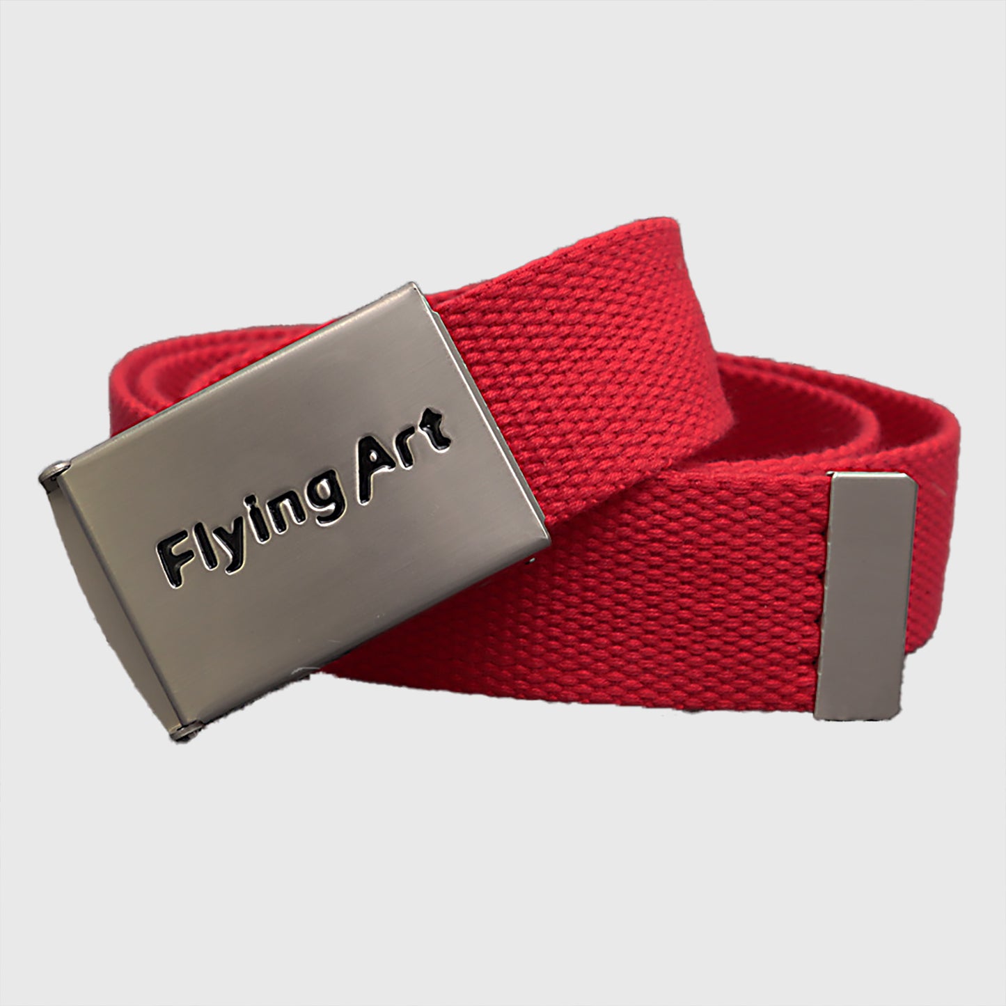 Canvas Waist Belt with Metal Buckle