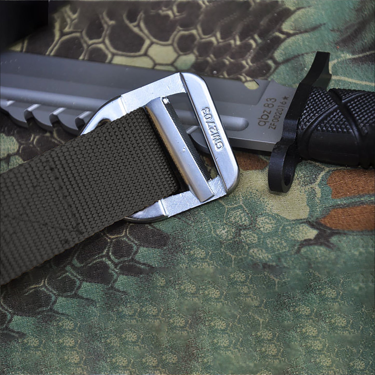 Tactical Nylon Waist Belt with Metal Buckle