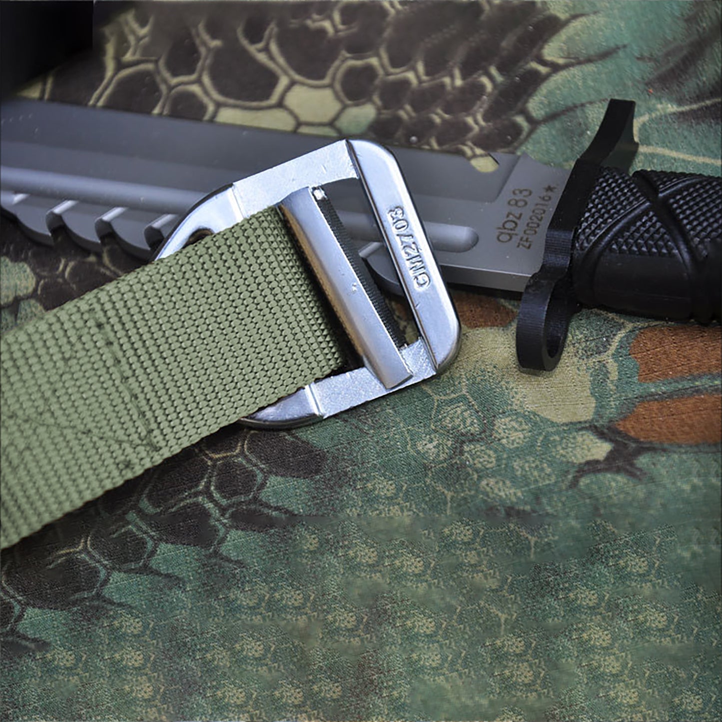 Tactical Nylon Waist Belt with Metal Buckle