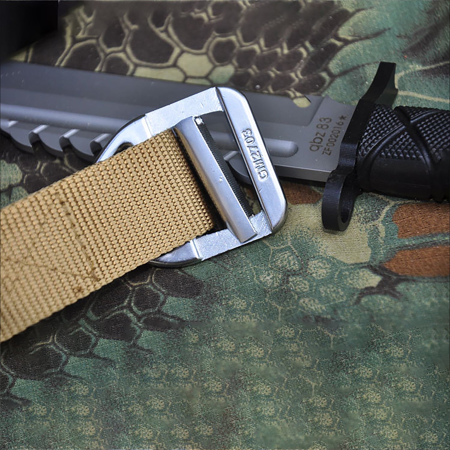 Tactical Nylon Waist Belt with Metal Buckle