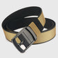 Reversible 2-Color Nylon Waist Belt with Zinc Alloy Buckle