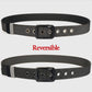 Reversible 2-Color Nylon Waist Belt with Zinc Alloy Buckle