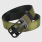 Elastic Nylon Waist Belt with Zinc Alloy Adjustable Buckle