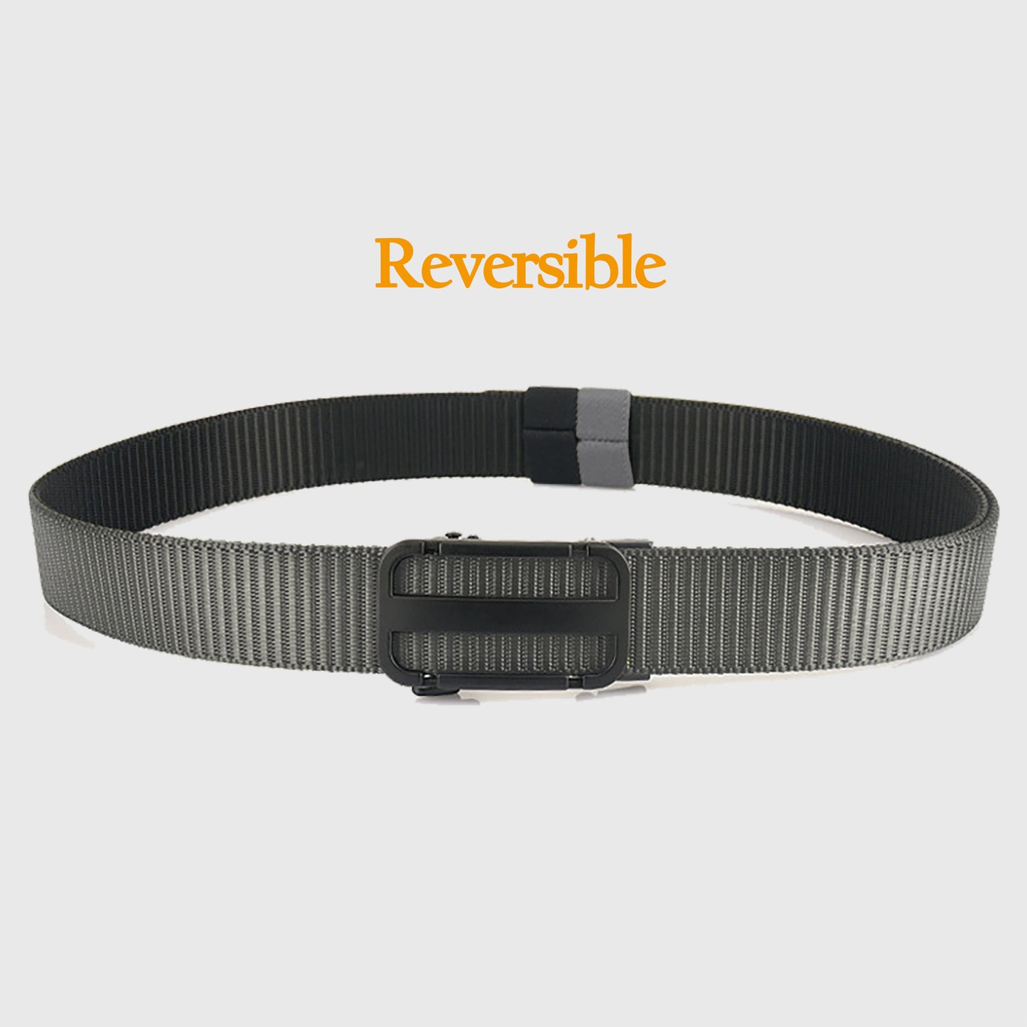 Elastic Nylon Waist Belt with Zinc Alloy Adjustable Buckle