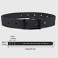 Nylon Waist Belt with Multiple Holes & Black Buckle