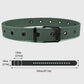 Nylon Waist Belt with Multiple Holes & Black Buckle