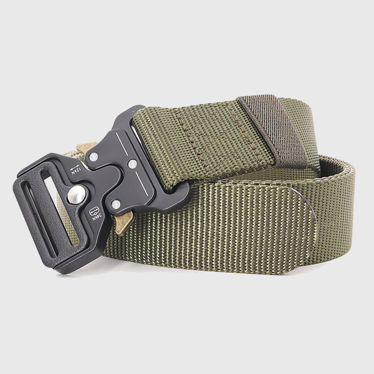 Tactical Nylon Waist Belt with Quick-Release Metal Buckle