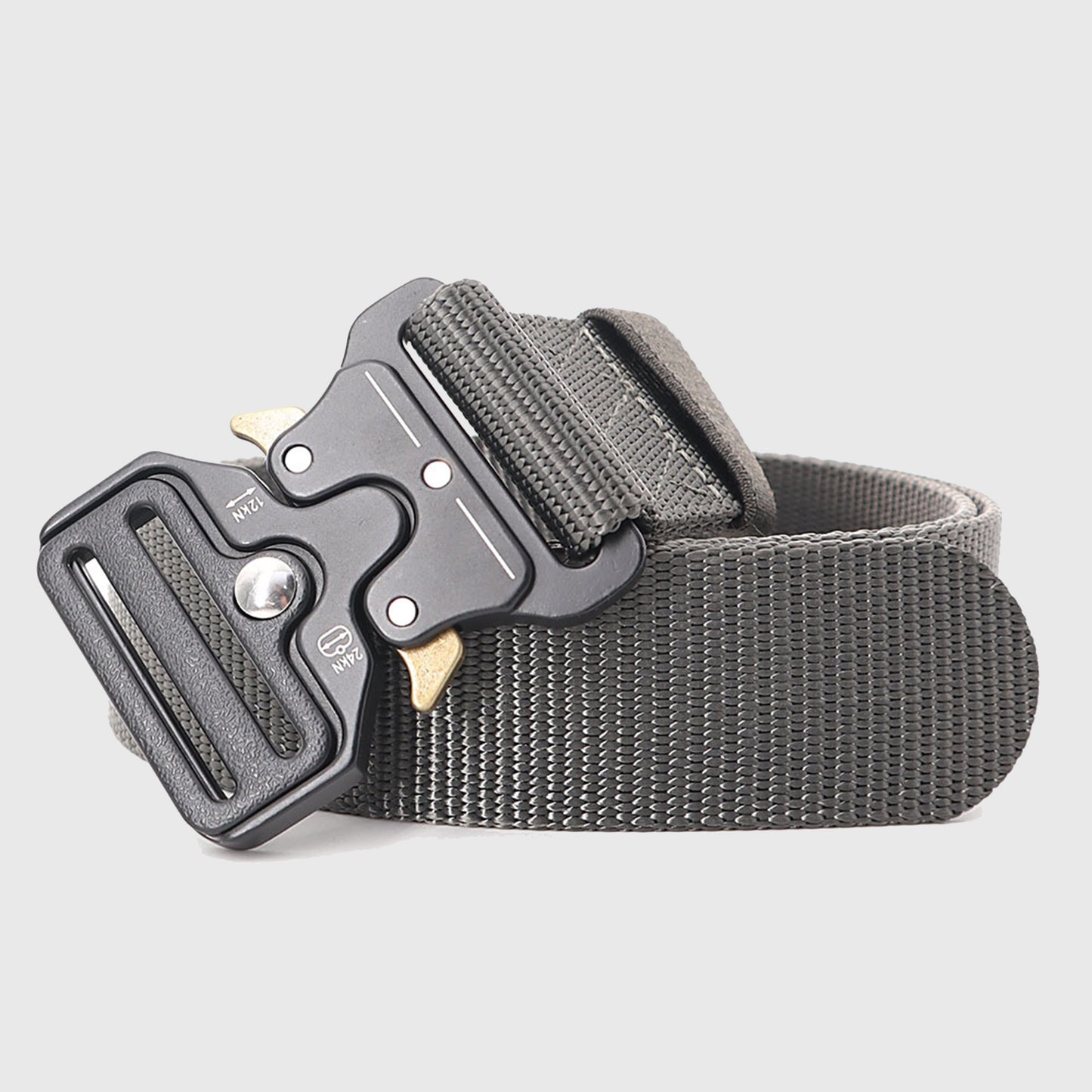 Tactical Nylon Waist Belt with Quick-Release Metal Buckle