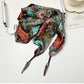Scarf Belt with Intricate Pattern and Side Knot Detail 45.5x12.5in