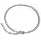 Chain Belt with Buckle Detail and Long Drop Accent 41.5x0.6in