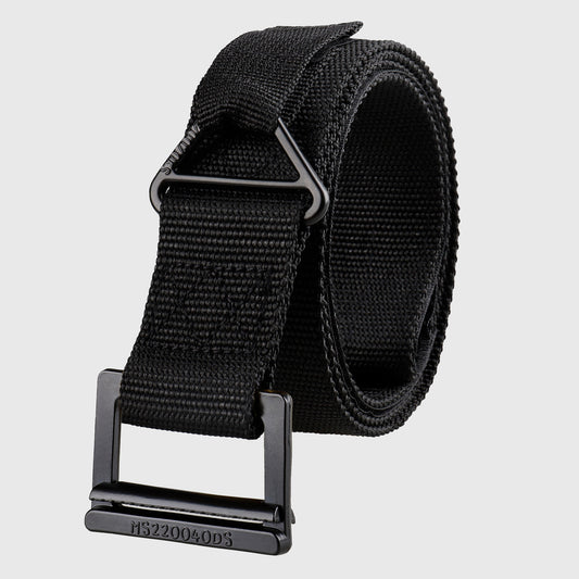 Nylon Tactical Belt with Zinc Alloy Buckle Heavy-Duty Outdoor & Casual Belt
