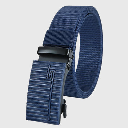Nylon Tactical Belt with Plastic-Alloy Buckle Heavy-Duty Outdoor & Casual Belt