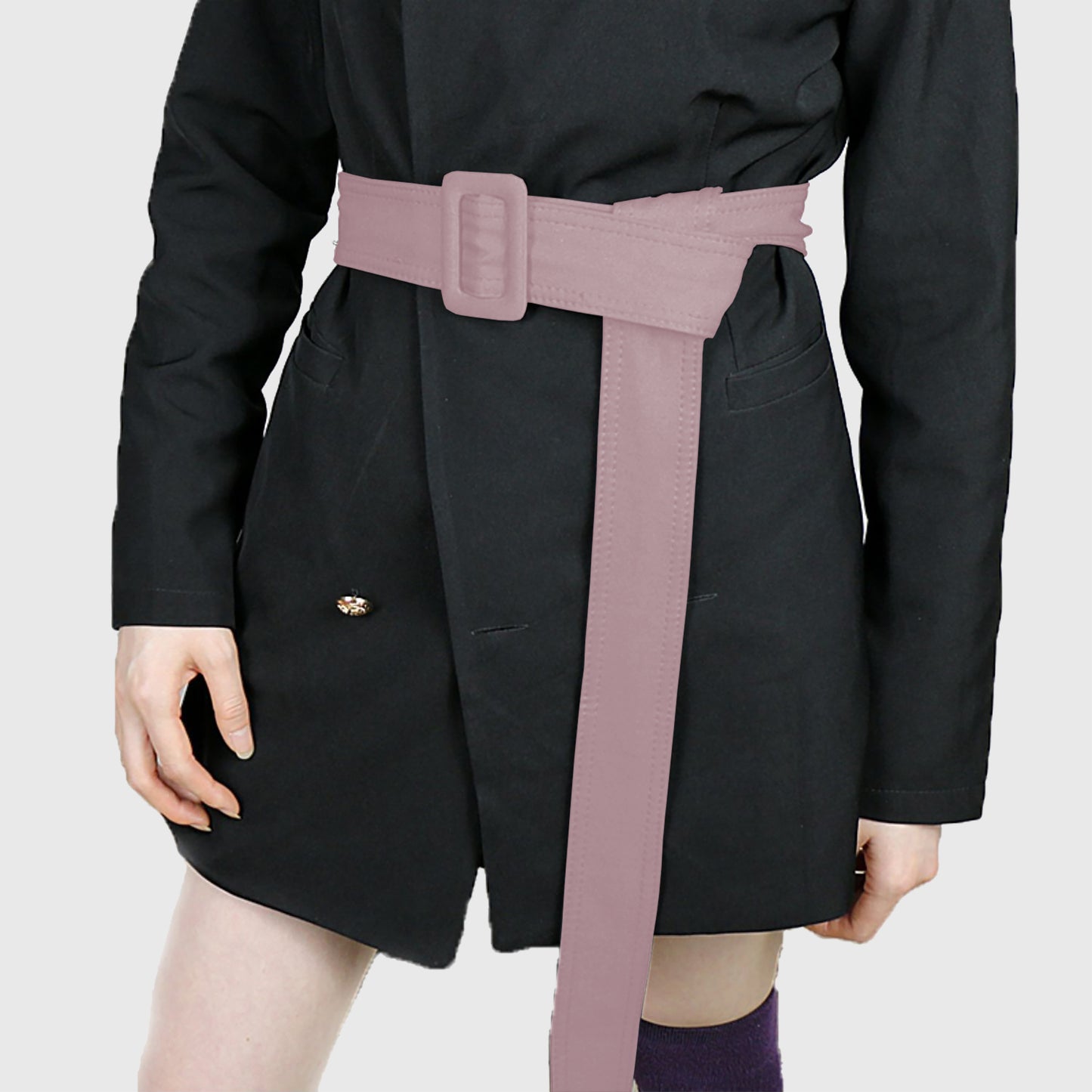 Wide Elastic Waist Belt Fashionable Cinch Belt for Dresses & Outfits