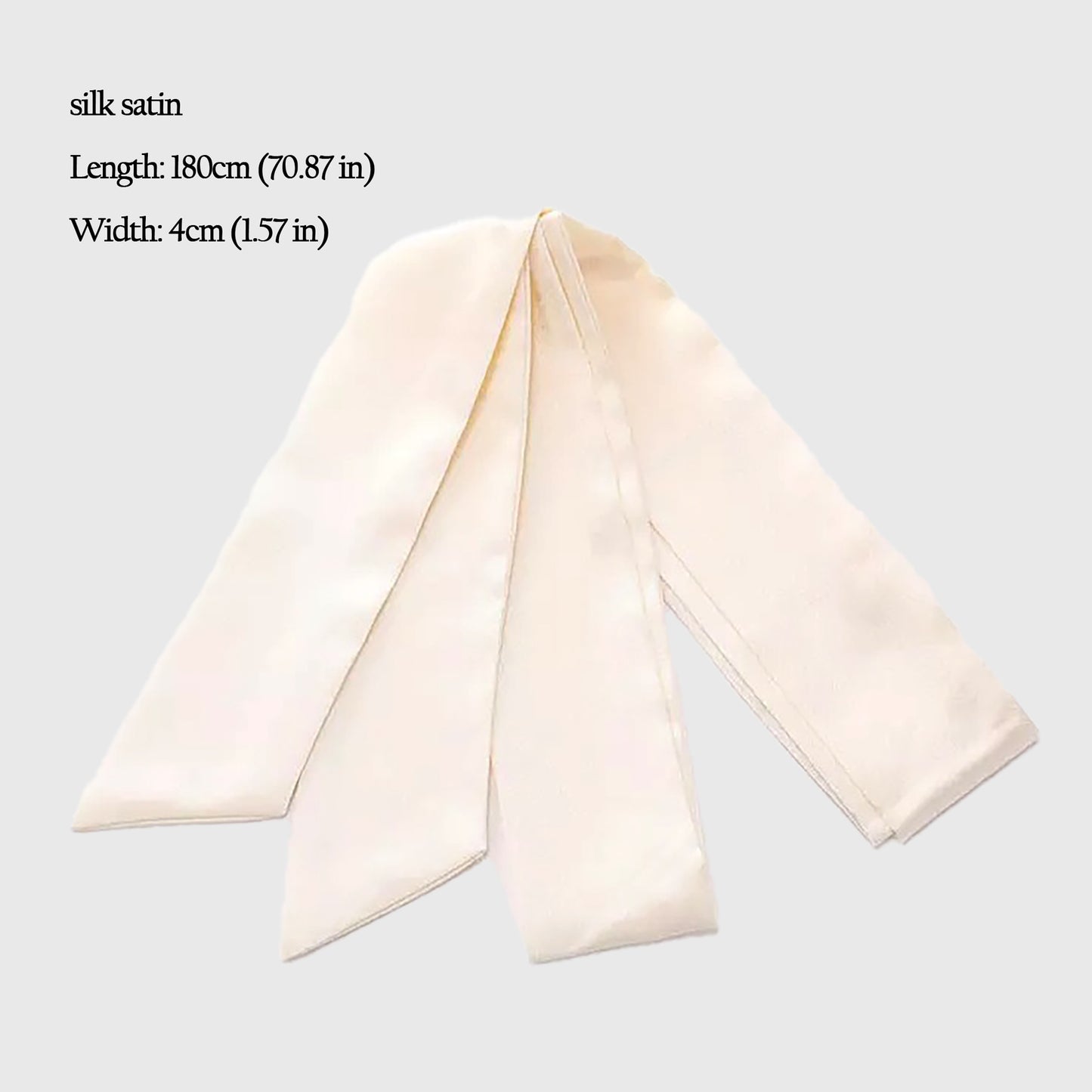 Silk Satin Scarf Belt Fashion Accessory for Dresses, Waist Cinching & Styling