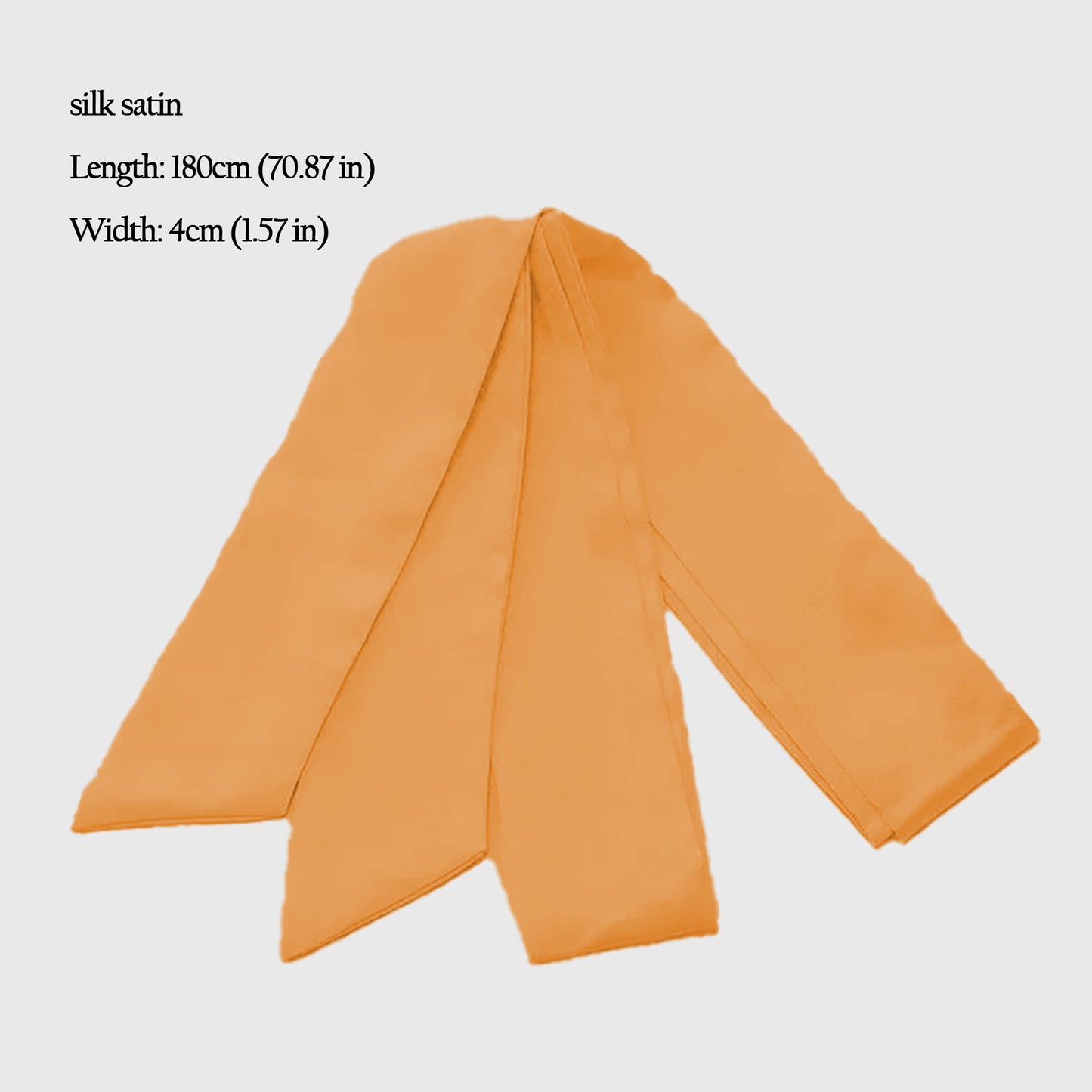 Silk Satin Scarf Belt Fashion Accessory for Dresses, Waist Cinching & Styling