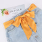 Silk Satin Scarf Belt Fashion Accessory for Dresses, Waist Cinching & Styling