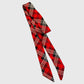 Black & White Striped Tie Belt Y2K Fashion Statement Belt