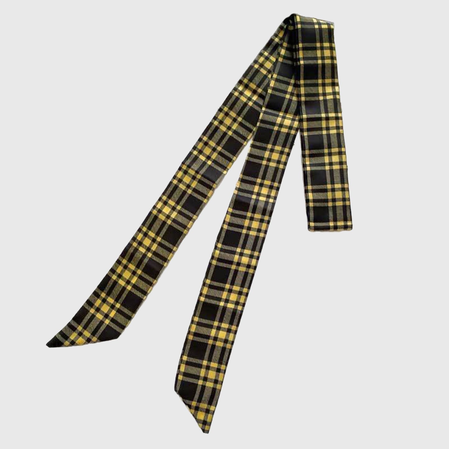 Black & White Striped Tie Belt Y2K Fashion Statement Belt