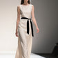 Suede Tie Belt - Luxury Waist Cincher for Dresses, Gowns & Elegant Outfits