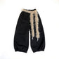 Feather Trim Fashion Belt with Long Drape Accent and Adjustable Tie Design 79x1.5 in