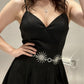 Radiant Sunburst Chain Belt with Rhinestone Embellished Medallions 44x2.7in