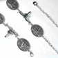 Western Bull Head Concho Chain Belt with Oval Accents and Adjustable Fit 45.5in