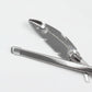 Metal Leaf Buckle Belt with Slim Adjustable Band and Textured Design 28.5x0.4in